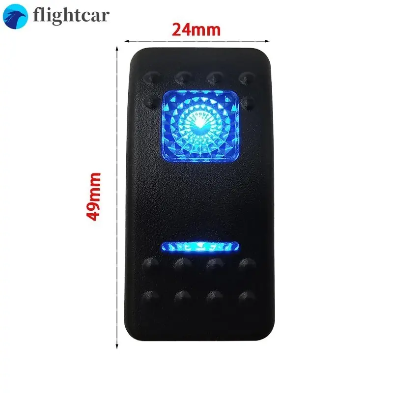 Công Tắc Rocker Chuyển Đổi, trạng thái bật, tắt và tắt, Phụ Kiện Led Xanh DPDT, Thích Hợp Cho Ô Tô, Thuyền, NARVA, Carling, ARB 2