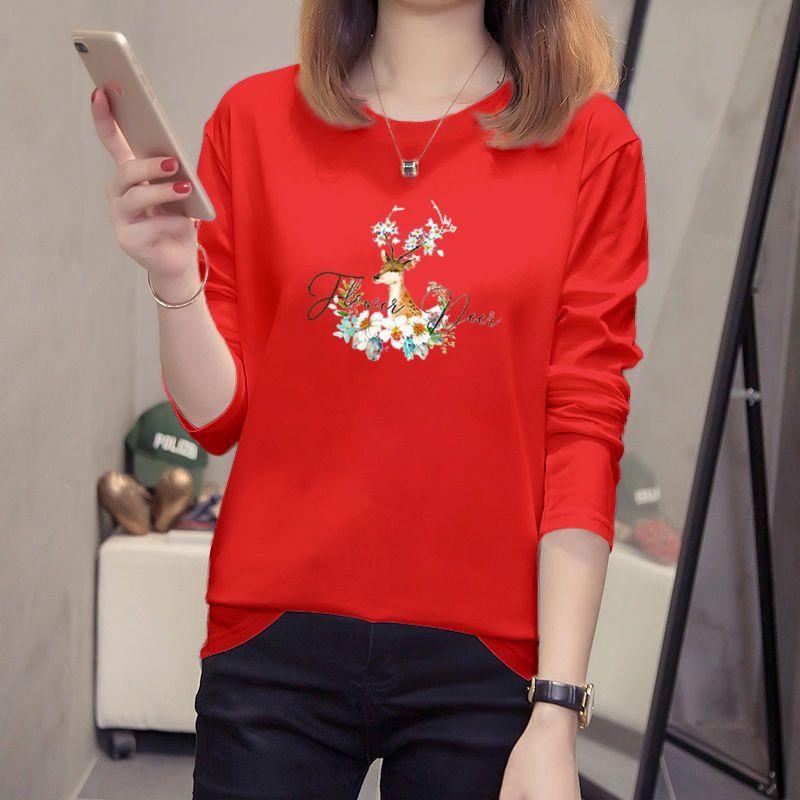 Product Introduction of Áo Thun Dài Tay, Màu Mơ Mùa Thu, Dành Cho Học Sinh Nữ, Dáng Rộng Vừa Vặn, Phong Cách Hàn Quốc, Ngoại Cỡ Ins, Quần Áo Che Nắng, Hàng Mới Về 2022 26