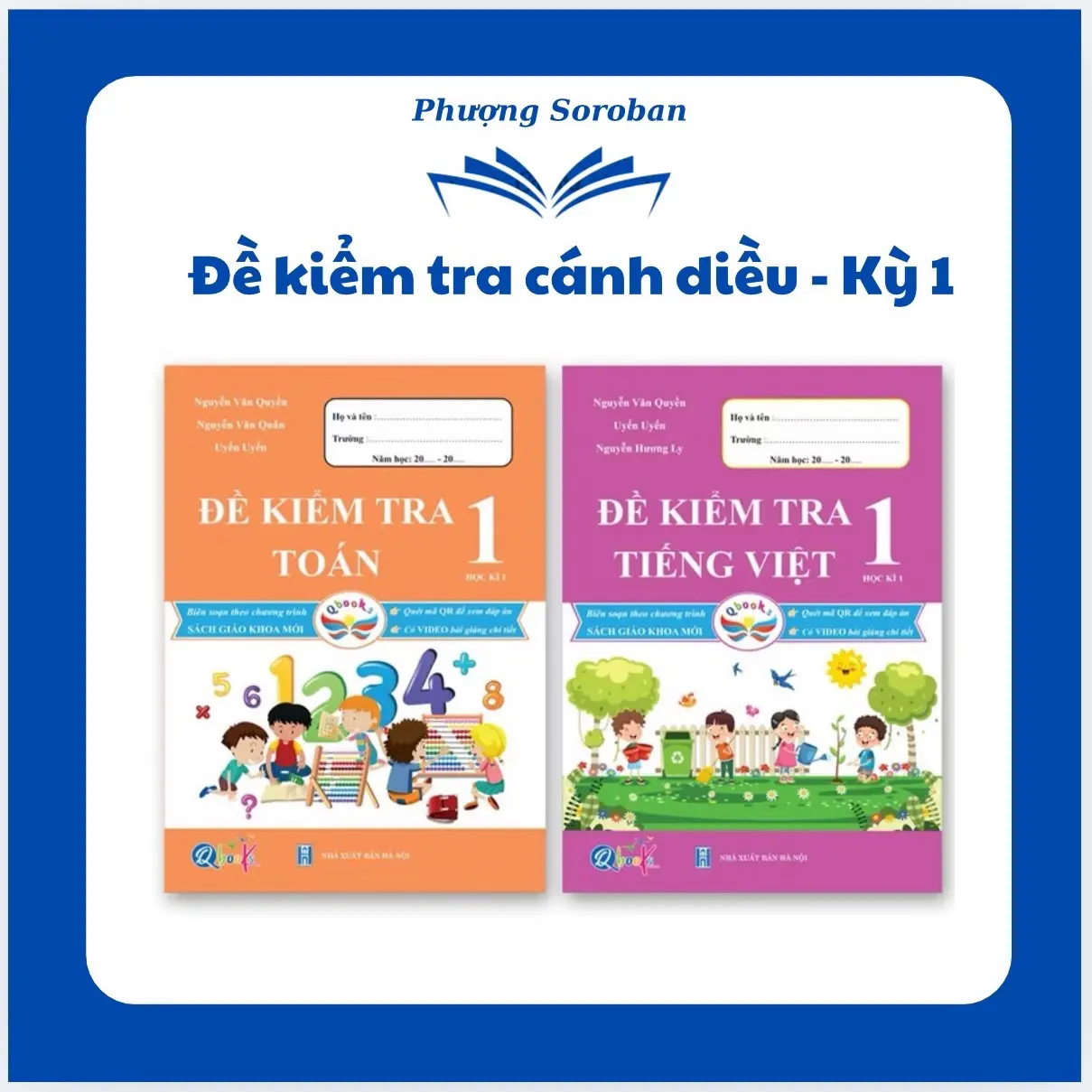 Sách - Bộ đề kiểm tra Toán và Tiếng việt lớp 1 (Kỳ 1)