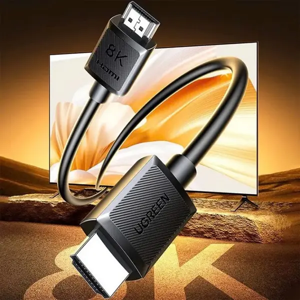 Dây cáp HDMI 2.1 Ugreen 45432 2M 8K@60Hz, 4K@120Hz 48Gbps hỗ trợ HDR eARC 1