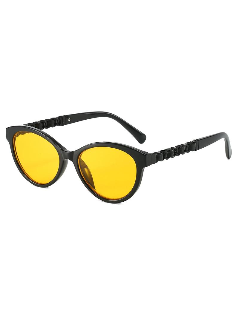 Product Introduction of Unisex Fashionable Tortoiseshell Pattern Sunglasses, Trendy Casual Sunglasses for Everyday Use, Fashion Accessories for Outdoor Activities 5