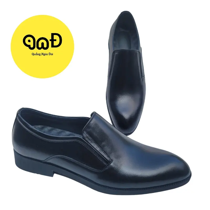Giày Lười Nam Giày Công Sở Giày Tôn Cao Da Bò Tấm Đế Cao Su Cao 3,5cm Và 6cm Thiết Kế Đơn Giản Dễ Đi A20. 6