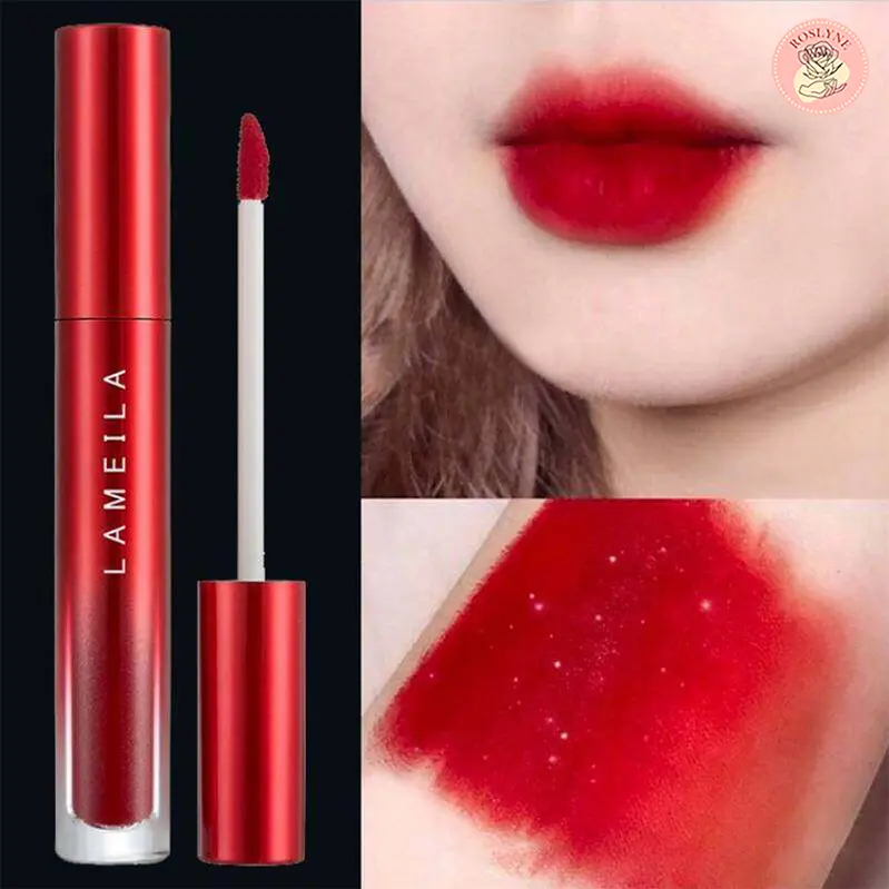 Joslove 2pcs Matte Liquid Lip Tint Long Lasting Lipstick Gloss Waterproof Lipstick