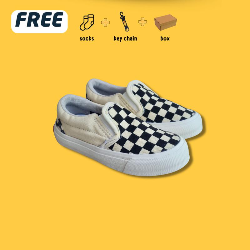 Product Introduction of Sepatu Anak Bayi Laki-laki Perempuan Slip On Catur Cream Size 16-20 9