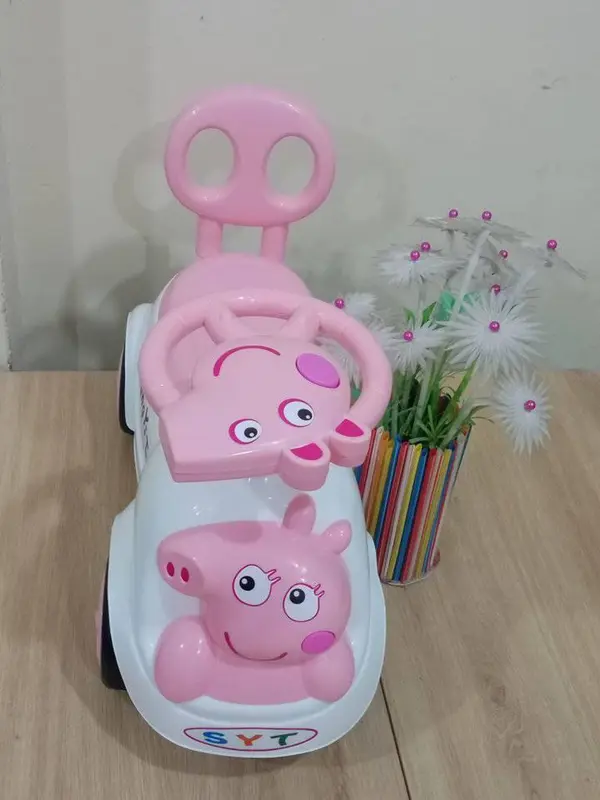 XE CHÒI 4 BÁNH HEO [THỎ] PEPA  CỰC  HÓT Bộ quà tặng Nhiều màu Đồ Chơi Pin 4
