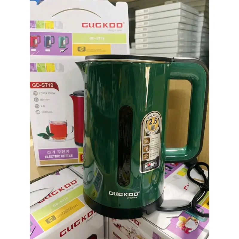 ấm đun nước siêu tốc 2 lớp cuckoo  công suất lớn tết kiệm điện 2,5L Ấm Siêu Tốc Đun Siêu Tốc Bình Đun Nước 3