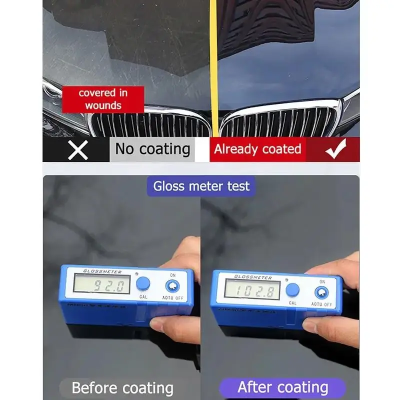 Multifunctional 3 In 1 Ceramic Coating for Car, 1 Count Ceramic Car Paint Spray, Rapid Ceramic Spray Coating Agent, Professional Car Paint Care Supplies 6