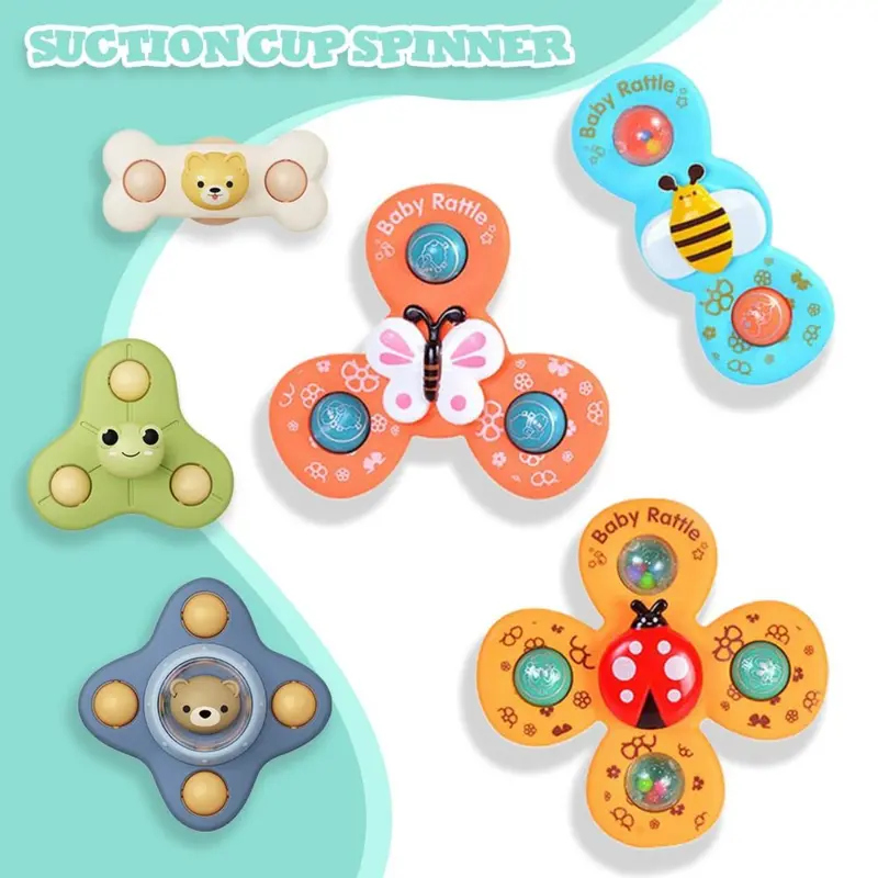 Baby Bath Spinner Toys
