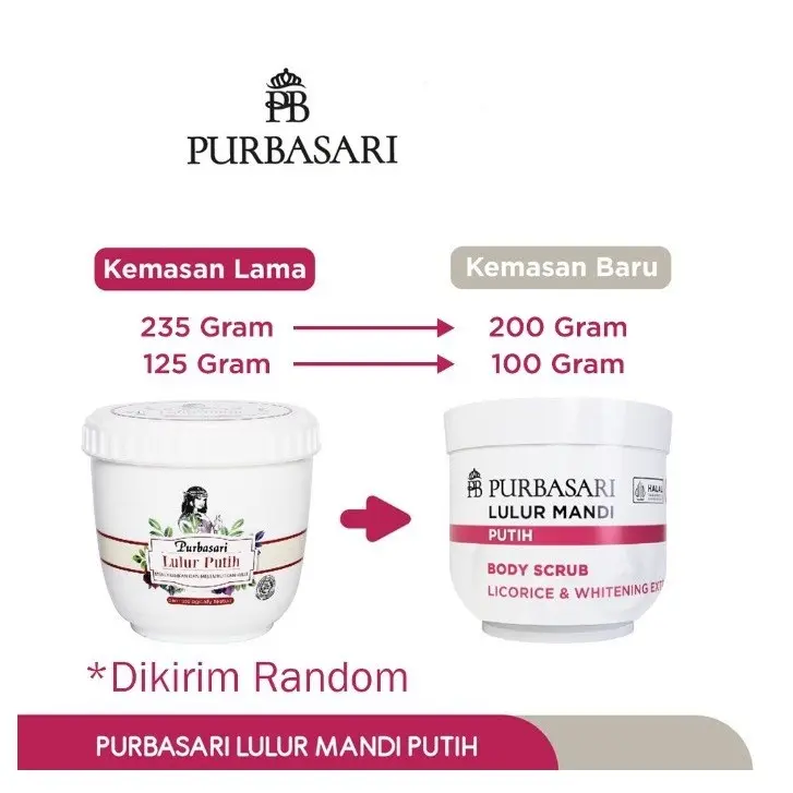 PURBASARI LULUR MANDI - BODY SCRUB PURBASARI 6