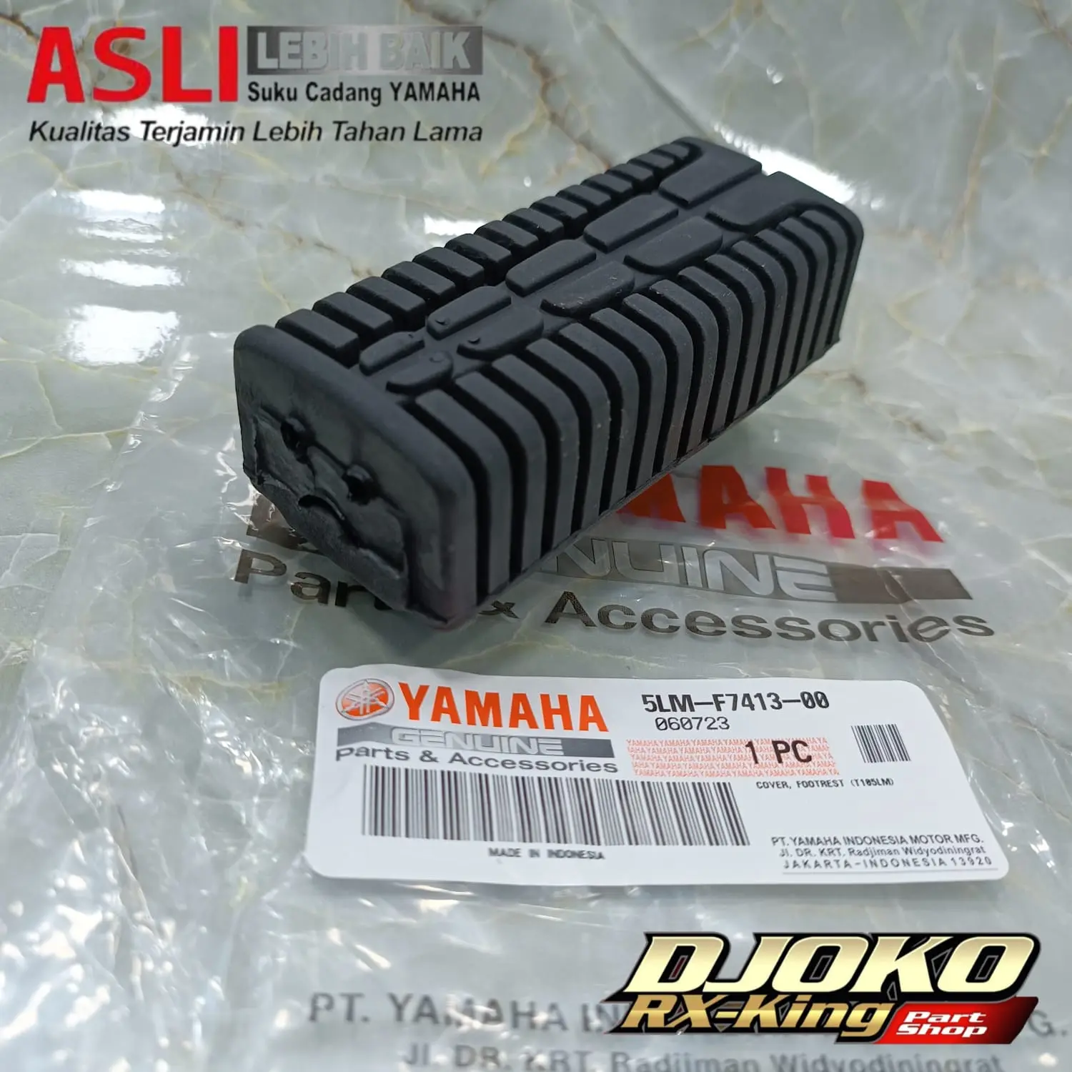 karet step depan rx king universal ORIGINAL YAMAHA GENUINE PART (YGP)