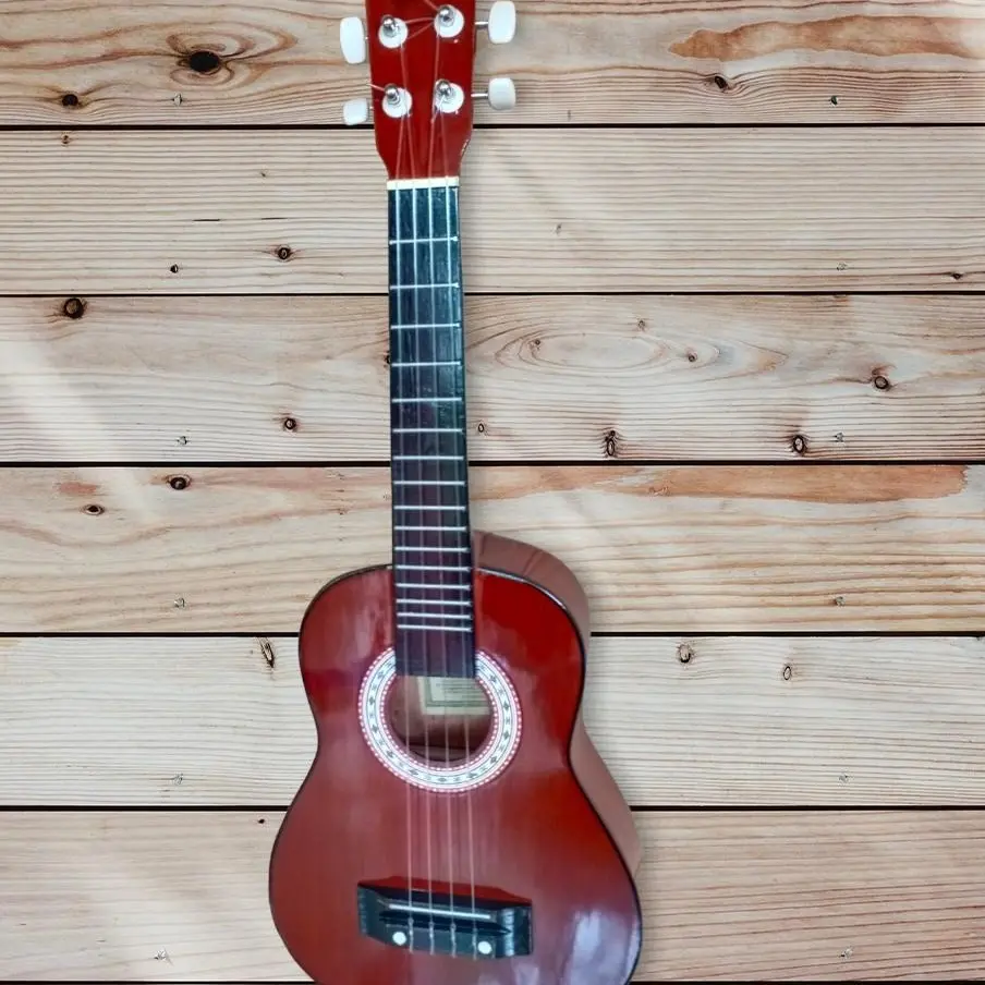 Gitar Ukulele Sopran Premium Kentrung Model Cowboy Custom