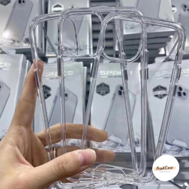 Ốp lưng trong suốt bằng silicon sang trọng cho IPhone 16 11 14 17 15 12 13 17 Pro Max 16 X XR 7Plus 8Plus 7 8 17 Plus XS Max SE 2020 Vỏ bảo vệ mềm chống sốc không gian