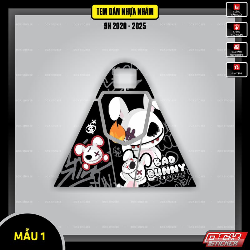  Tem Dán Trang Trí Nhựa Nhám Xe SH VISION VARIO SH MODE LEAD | Chất Liệu Decal PVC 3 Lớp Cao Cấp Không Thấm Nước Không Phai Màu Decal Dán Xe 