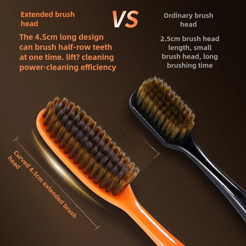 Long Brush Head Toothbrush Set, 6 Counts/box Soft Bristle Toothbrush, Oral Care Tool for Adults, Daily Oral Care Products 3