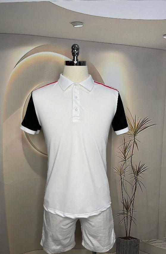 Product Introduction of Áo polo nam phối tay viền vai trẻ trung thời trang mới phong cách lịch lãm 5