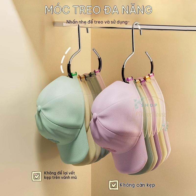 Giá treo quần áo hình tròn sáng tạo chống trượt Móc treo mũ Móc lưu trữ mũ…