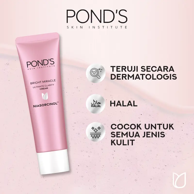 Pond's Bright Miracle Ultimate Clarity Niasorcinol Cream 20G 3