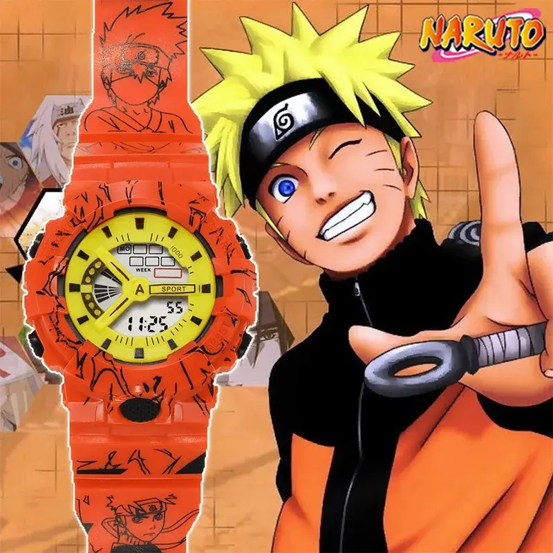 Anime Naruto Child Digital Wristwatches Toys Sports Kids Watches ...