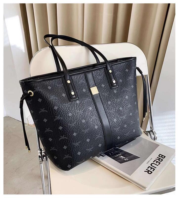 Product Introduction of 2024 New Tote Handheld Bun Mother Female Large Capacity Shoulder Versatile Trendy Two Piece Commuter Bag 11
