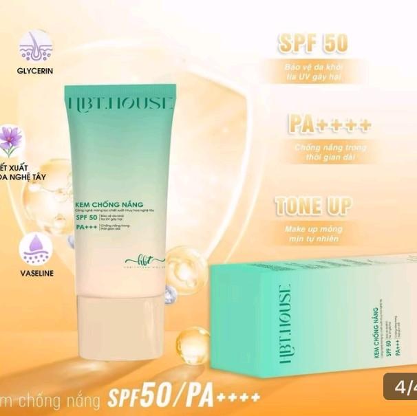 kem chống nắng SPF 50 Tất cả các loại da mẫu mới chất kem không đổi (mẫu mới) khi nhận hàng sẽ nhận mẫu mới 4