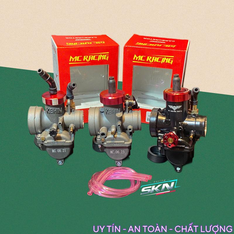 Bình xăng con ga tròn MC racing họng 24mm 26mm 28mm Phụ Kiện