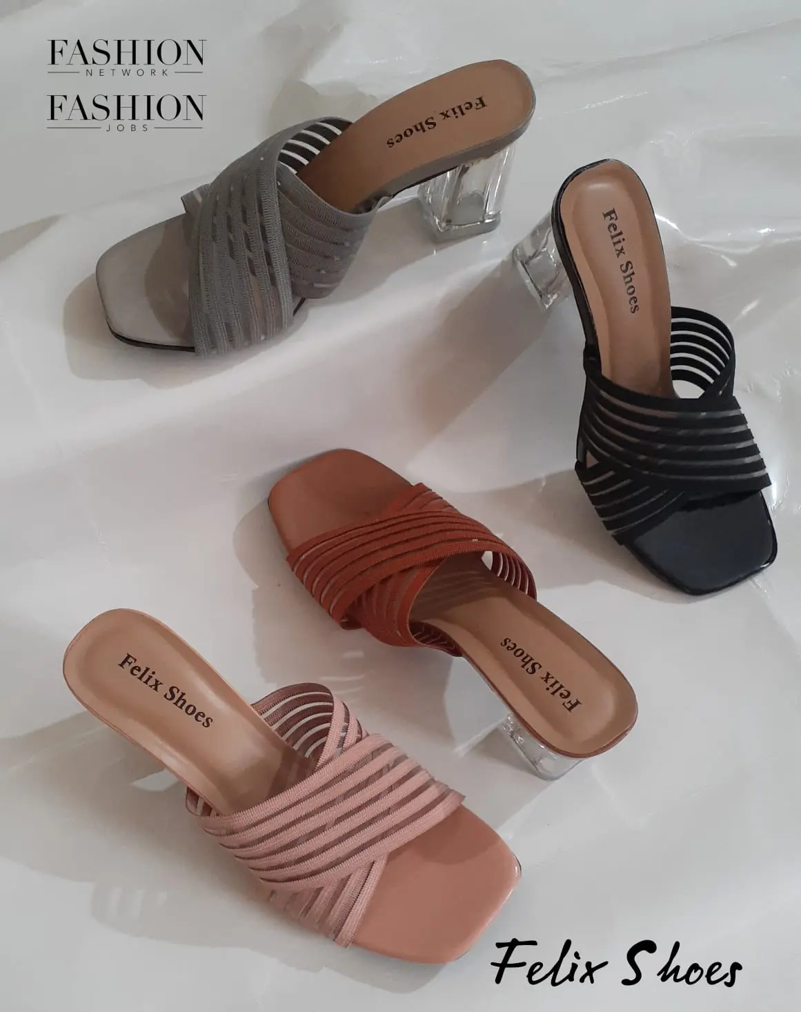 Heels Silang Karet Elastis DR-06 7CM Wanita Sandal