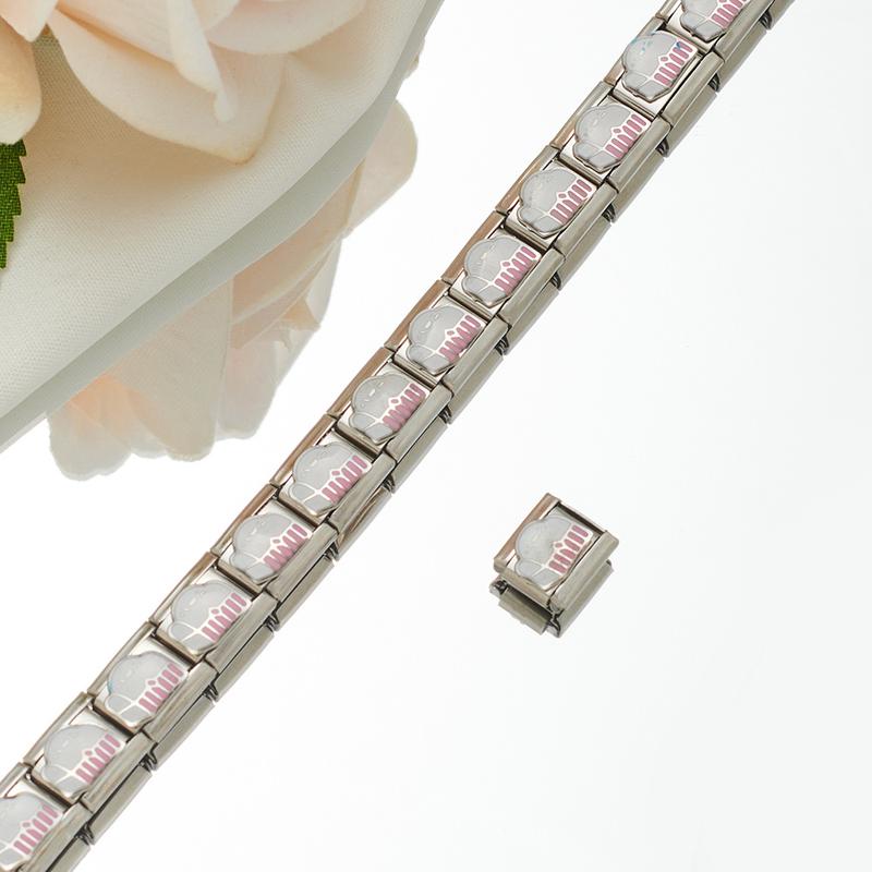 Product Introduction of Modular Bracelet Titanium Oil Drop DIY Custom Fit Unisex 24