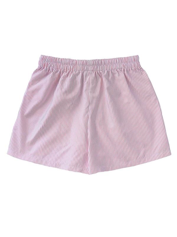 Women's Striped Print Drawstring Waist Wide Leg Shorts, Casual Tie Front Shorts for Beach Vacation Holiday, Ladies Bottoms for All Seasons, Shorts for Women 5