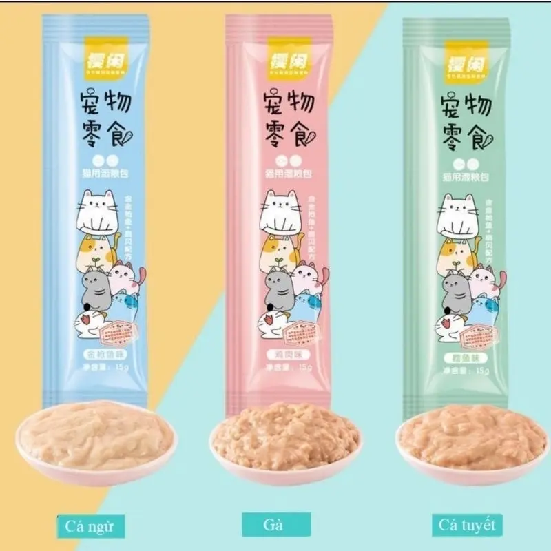 [15g] Súp thưởng cho chó mèo SHIZUKA 15G catfood