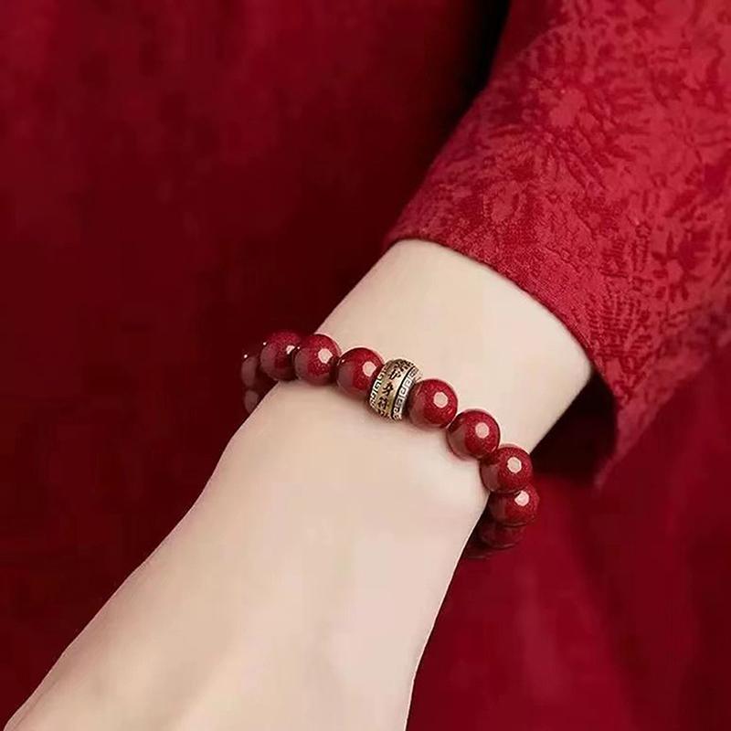 Vòng Tay Bồ Tát Manjushri, 12 Mảnh, Dành Cho Nam Và Nữ, Hạt, Chuyển Giao An Toàn, Dây Đeo Tay 2