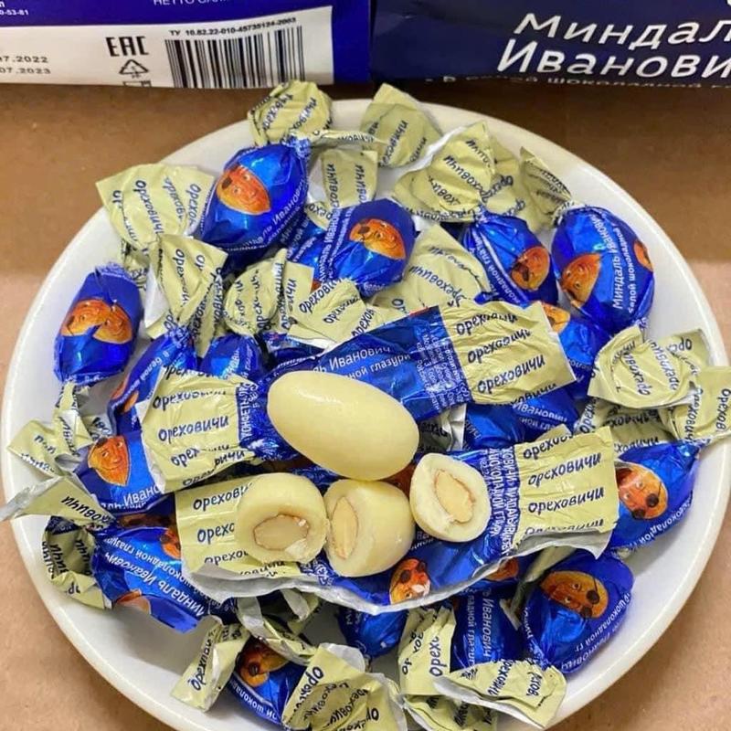  Kẹo socola ivan nga bọc hạnh nhân Candy 
