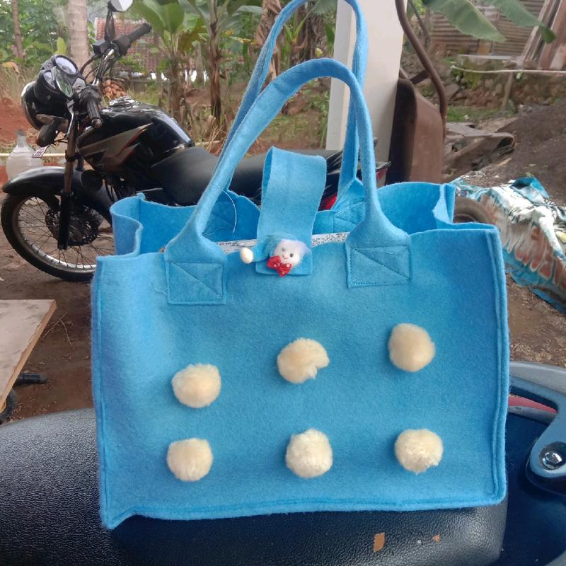 totebag lucu,unik, tas bayi,totebag hampers Wanita Casual Brown 4