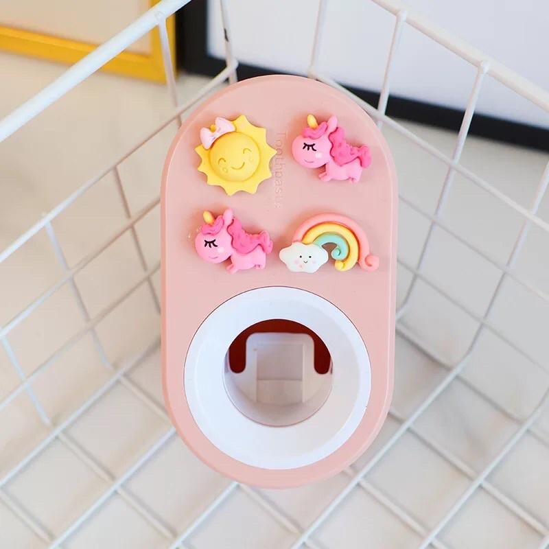 Máy Nhả Kem Đánh Răng Tự Động Cho Bé Đựng Bàn Chải 4