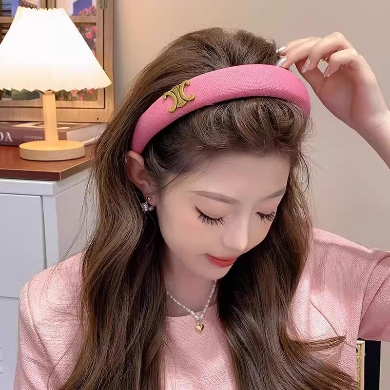 Băng Đô Nữ, Màu Hồng, Thiết Kế Dễ Thương, Mới, Đơn Giản, Thích Hợp Để Rửa Mặt 1