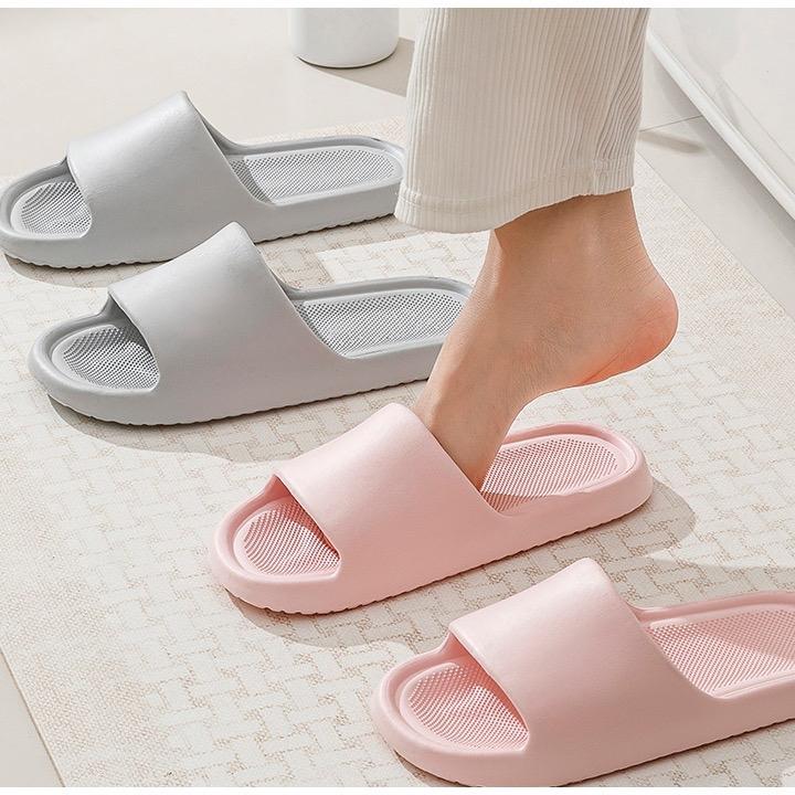 Dép đi trong nhà nam nữ, dép đi nhà tắm chống trơn trượt full màu ( form nhỏ 1 size) 0