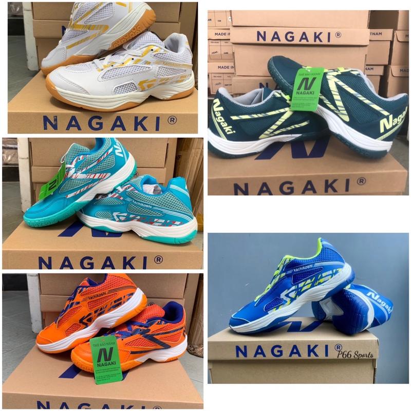 ￼( Tặng 2 quà ) Giày cầu lông, Giày bóng chuyền Nagaki Akari nam nữ chính hãng - Đế khâu độ bền cao chơi sân bê tông Sneaker Sport + ( Tặng tất thể thao ngắn+ Băng Quấn Cán Vợt)