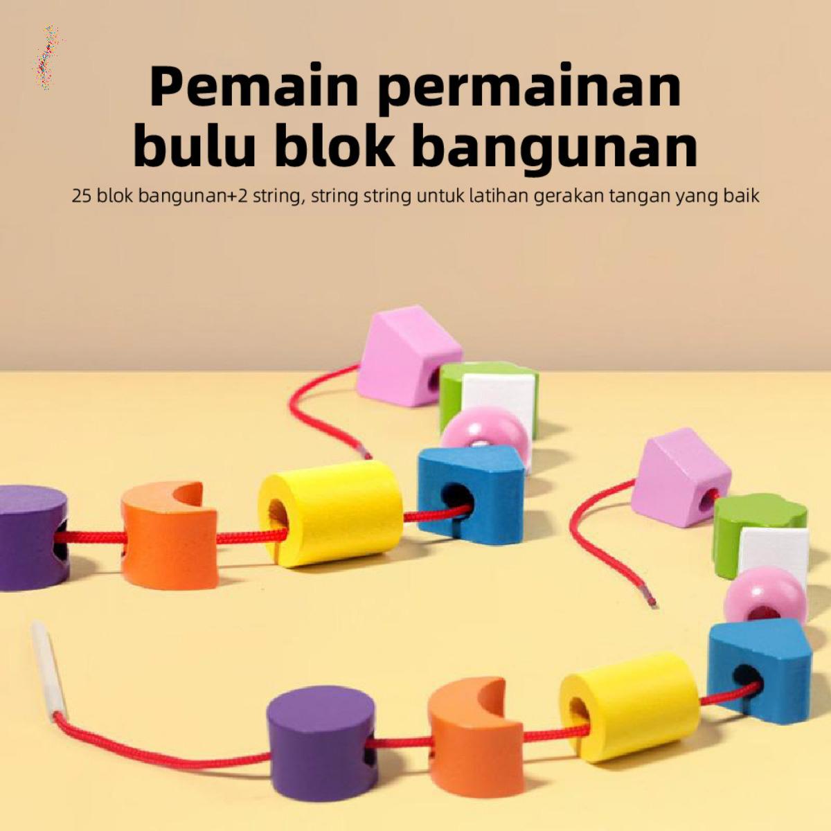 Puzzle Kayu Edukatif Anak Kecil: Mainan Bentuk, Warna, dan Angka untuk Memperkuat Motorik Halus, Kecerdasan Visual, dan Kreativitas