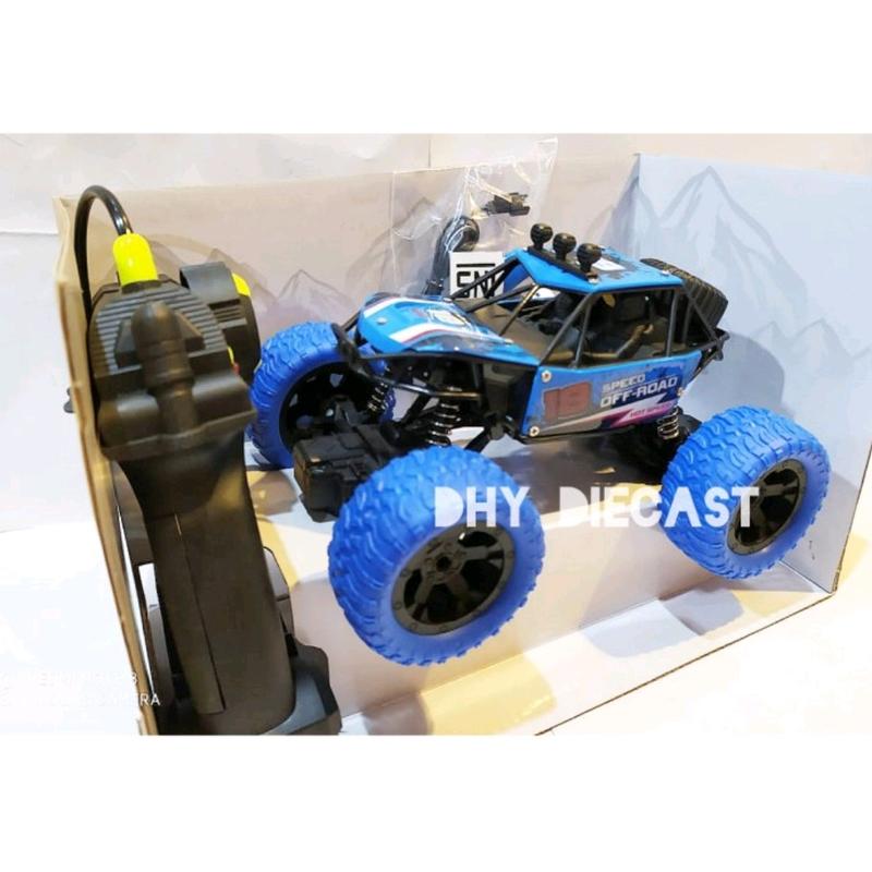 RC Rock Crawler Mainan Anak Mobil Remote Control Climbing Boast Monster Baterai Toys 6