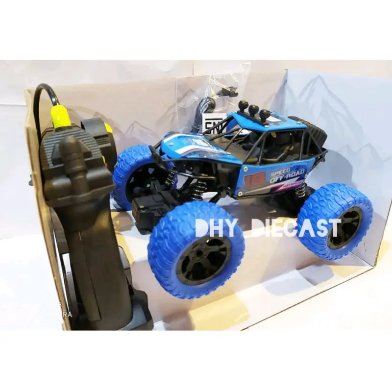 RC Rock Crawler Mainan Anak Mobil Remote Control Climbing Boast Monster Baterai Toys 6