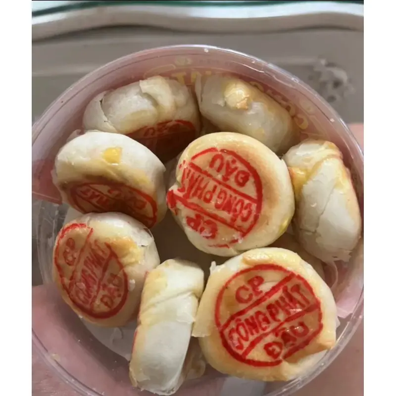 Bánh pía mini không trứng siêu ngon hộp 20 cái cake Food Thức Ăn Ăn Vặt - ăn chay được 5