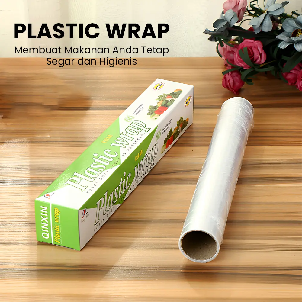 AY Plastik Wrapping Plastik Perekat Pelindung Segel Makanan 30cm X 10m