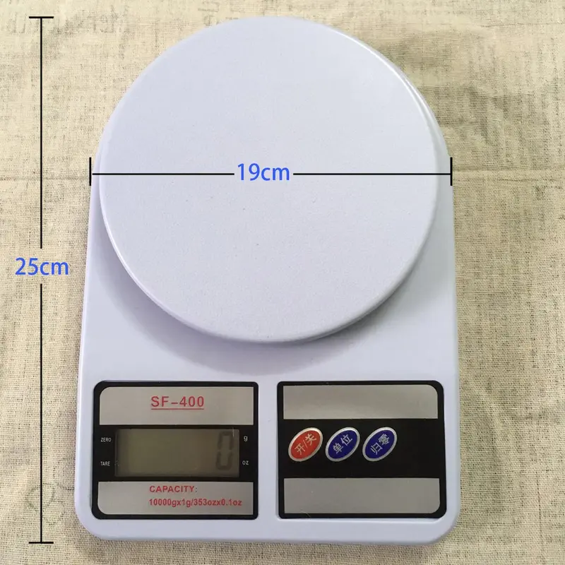Timbangan Dapur Digital 10KG-SF-400 Alat ukur Kue Digital(free 2 baterai) Kitchenware 4