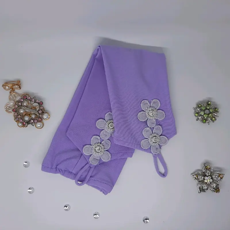 Handsock Tiara Premium Luxury Manset Sarung Tangan Muslimah Kekinian 2