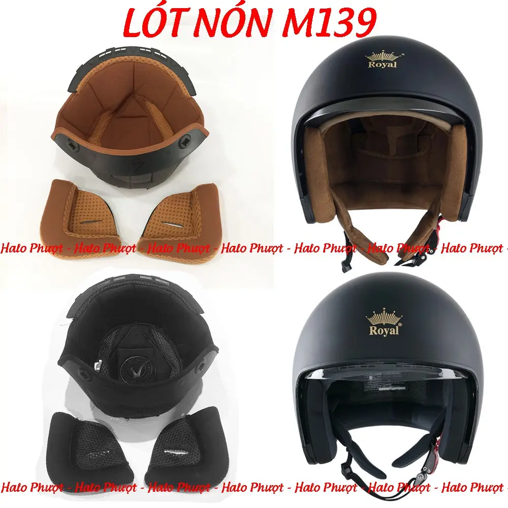 LÓT MŨ BẢO HIỂM CHÍNH HÃNG ROYAL M139 Helmet