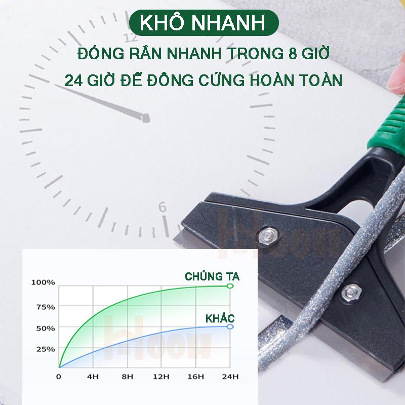 Keo chà ron 2 thành phần, keo chít mạch gạch chống thấm,nấm mốc,bám bẩn 400ml epoxy 7