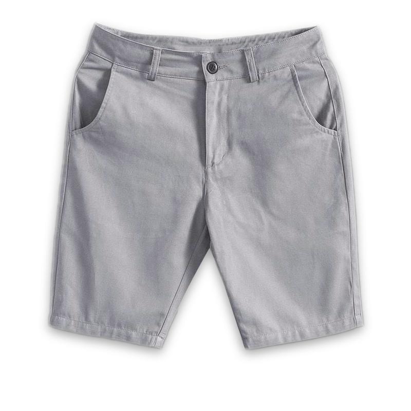 Quần short nam kaki cao cấp dáng Hàn Quốc mặc thoải mái màu trắng đen H3