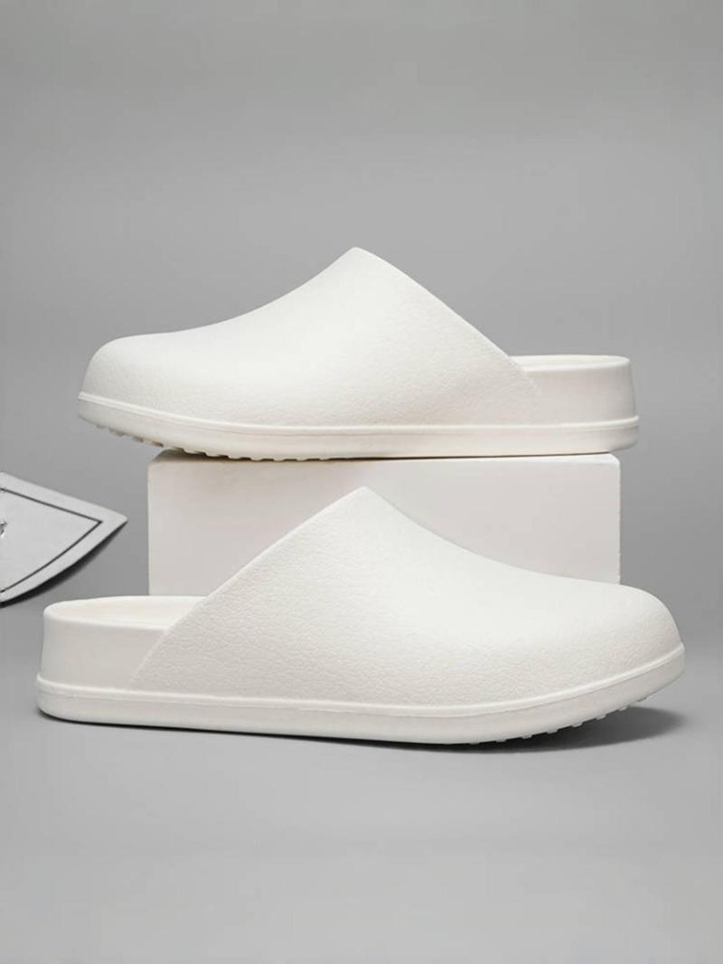 Product Introduction of Unisex Sporty Solid Color Slippers, Lightweight Breathable Comfortable Sports Slippers, Non-slip Slippers for Indoor & Outdoor Wear 3