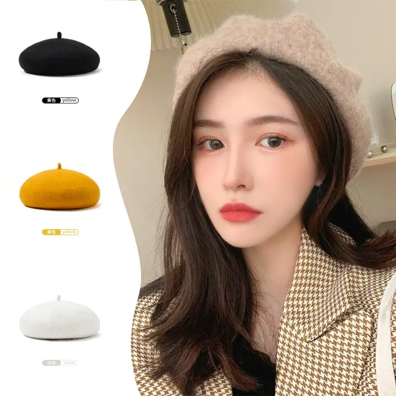Mũ Nồi, Phong Cách Cổ Điển Dành Cho Nữ, Mùa Thu Và Mùa Đông, Mũ Len, Phong Cách Nhật Bản Và Hàn Quốc, Mũ Họa Sĩ Thời Trang, Mũ Nồi 5