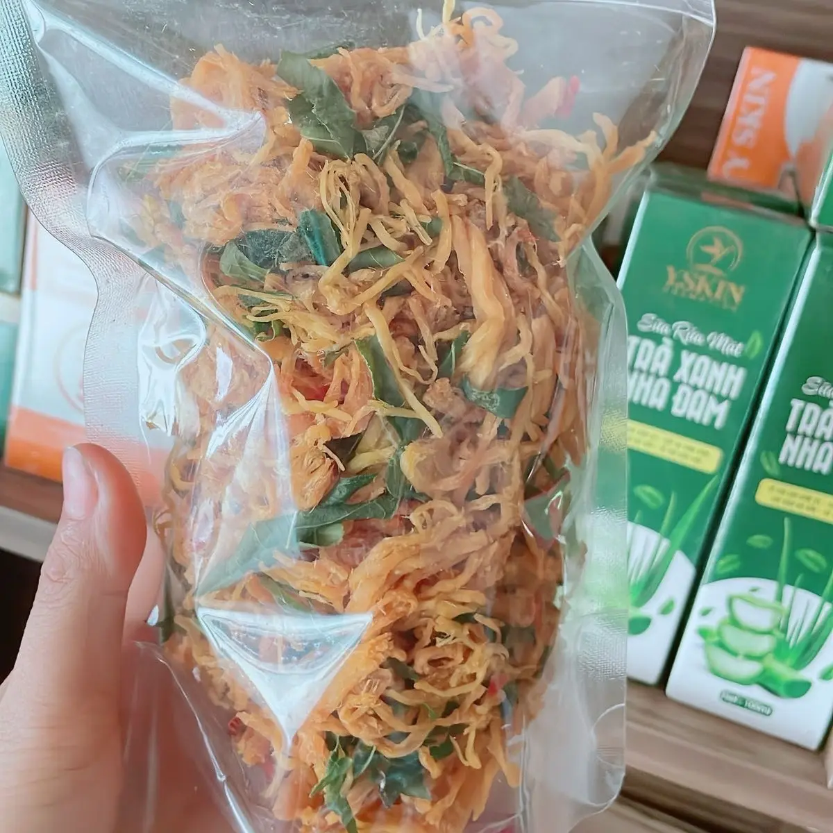 khô gà lá chanh bịch 200g, 500g, 1kg Food Ăn Vặt