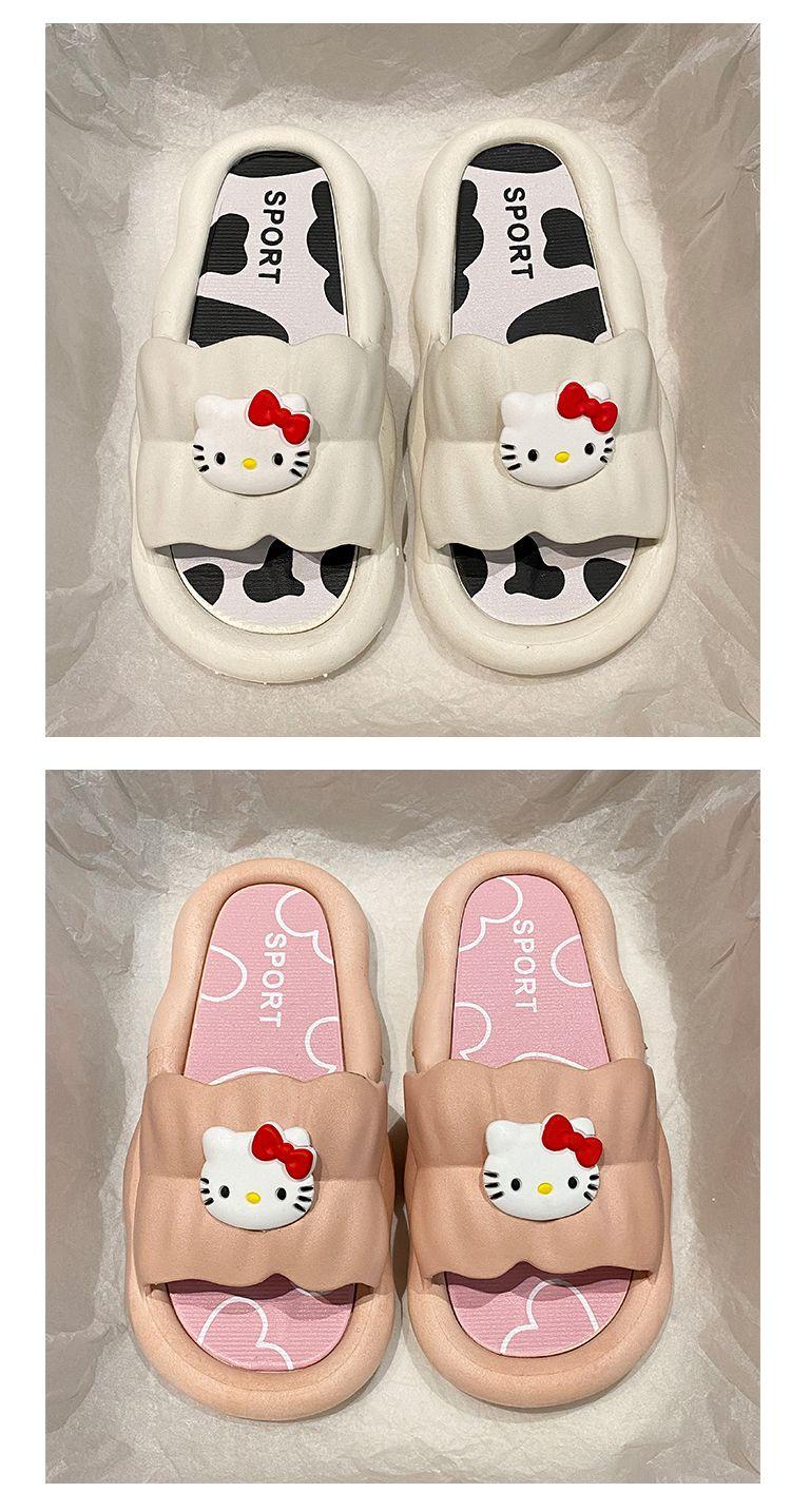 Product Introduction of Dép Hello Kitty, Thiết Kế Hoạt Hình Dễ Thương, Có Thể Đeo Ngoài Trời, Dép Hellokitty, Dành Cho Nữ, Đế Dày, Thoải Mái, Thích Hợp Để Tắm Trong Nhà, Dép Chống Trượt, Năm 2025 13